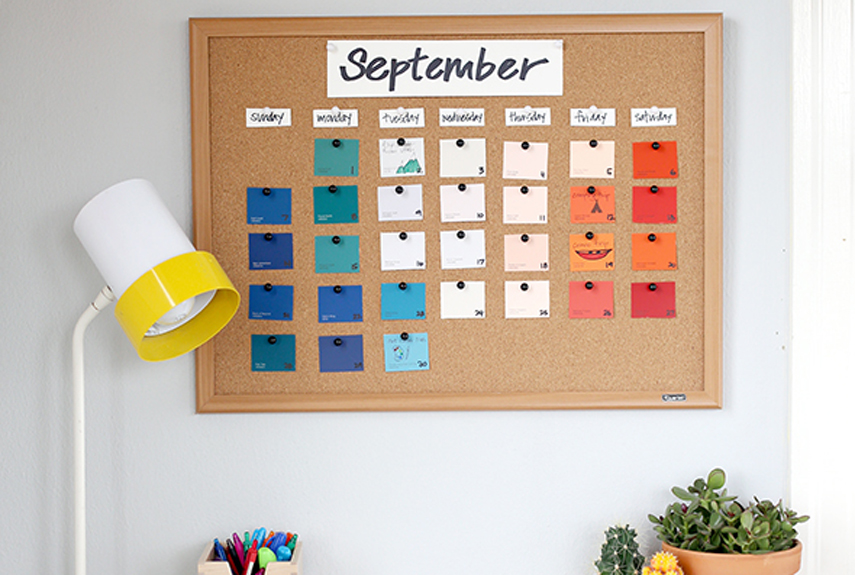 wall calendar design